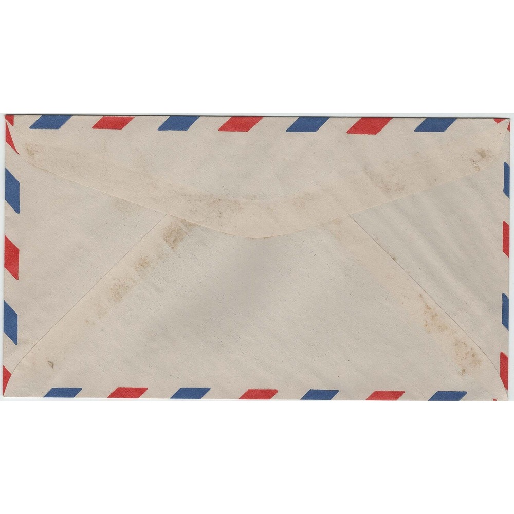 Vintage 1946 Raynham Center MA New England Air Mail Week Cover 8c Stamp VG - Picture 2 of 2